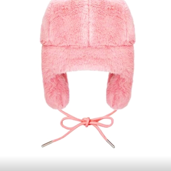 Pink Furry Monster Hat - Picture 3 of 4